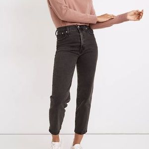 MADEWELL perfect vintage straight crop jean